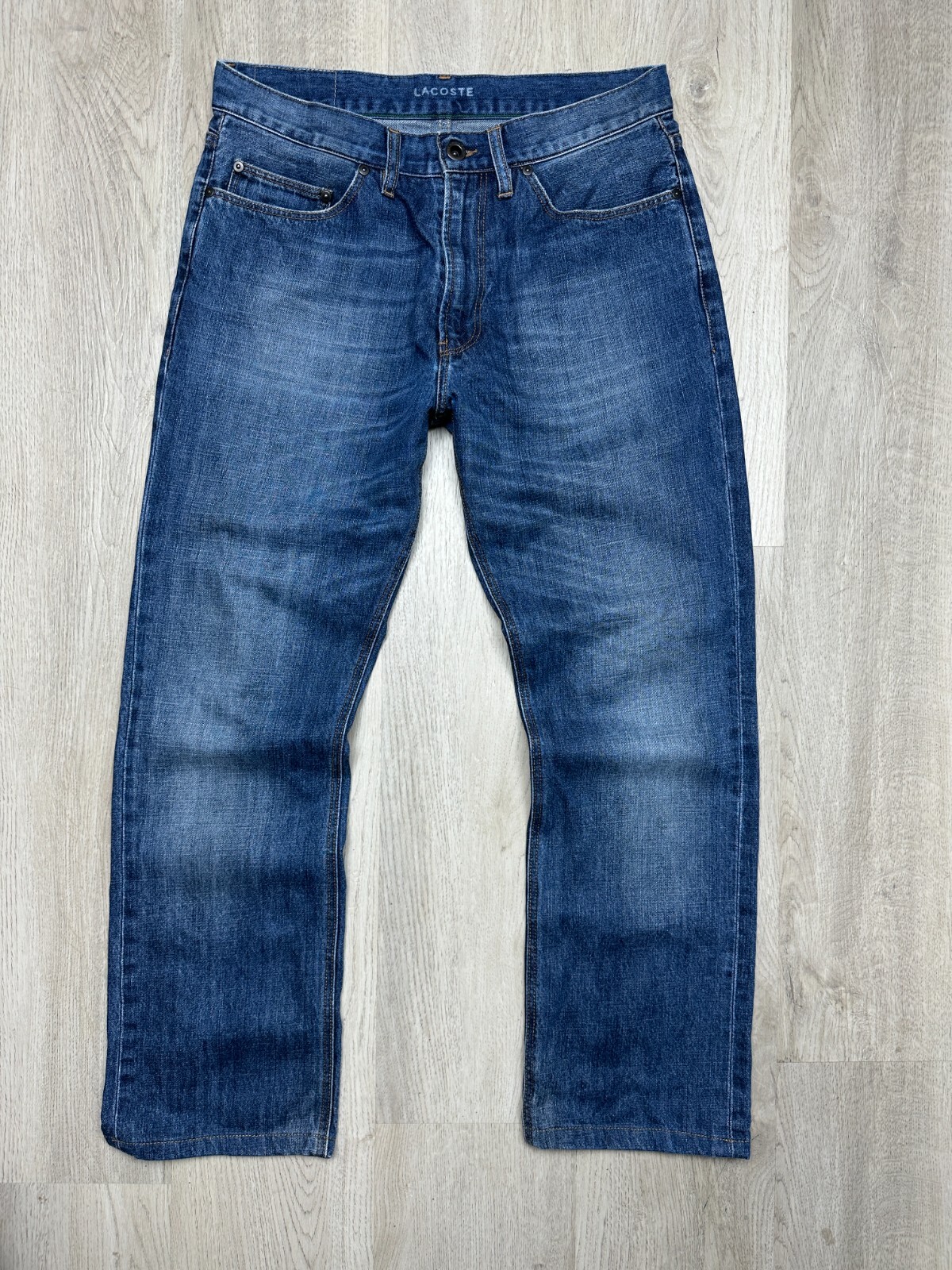 Lacoste Vintage Mens Denim Pants Jeans Size 32
