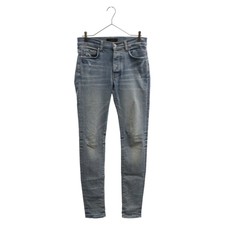 AMIRI Damaged Skinny Denim Pants Indigo Used