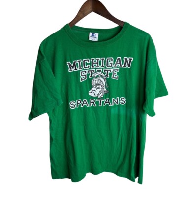 Mens Tshirt Michigan State Vintage Tee Vintage 80's Michigan State