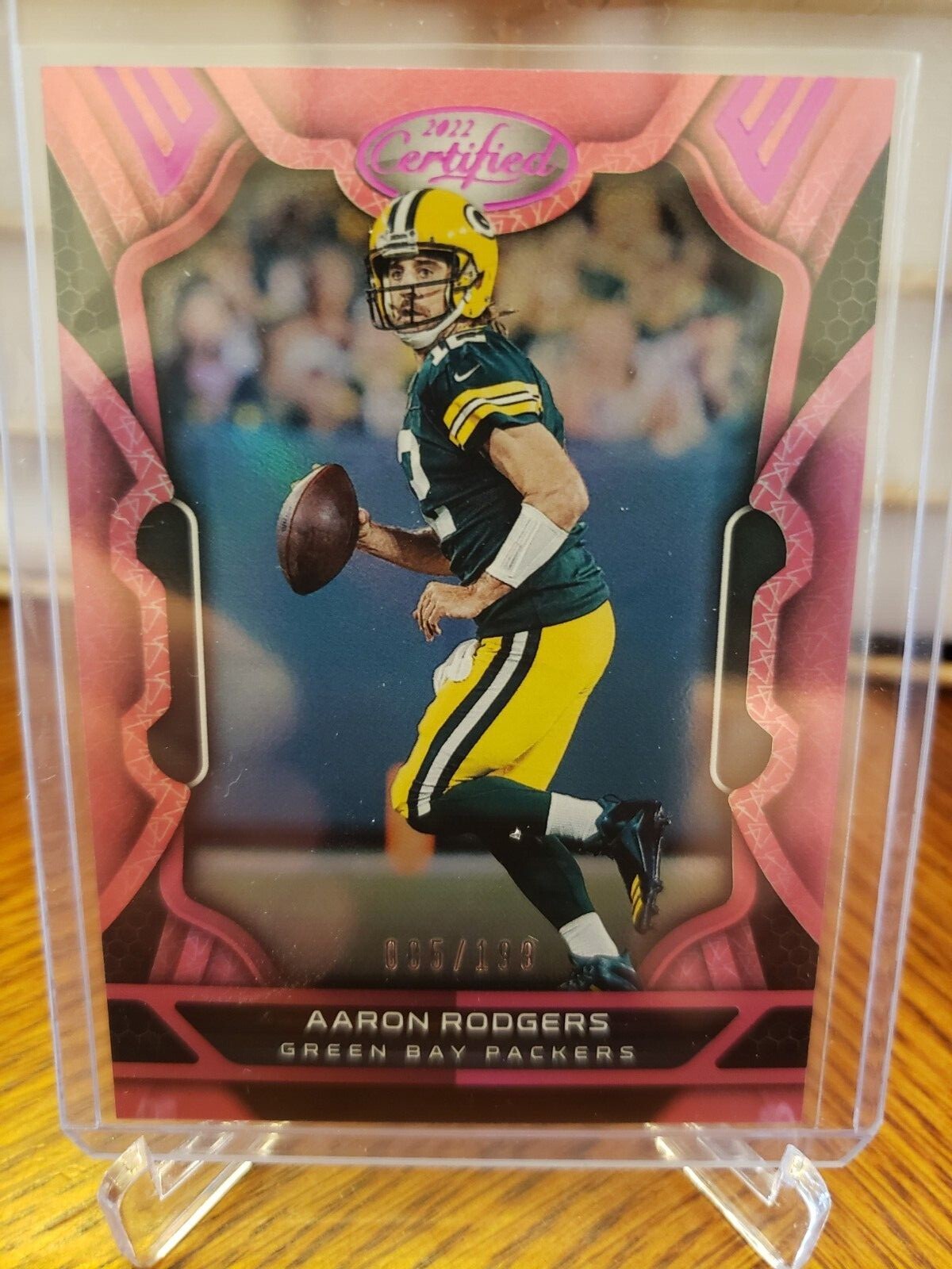 2022 Certified Aaron Rodgers pink /199