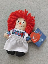 VINTAGE MINI 6" RAGGEDY ANN DOLL 85TH ANNIVERSARY APPLAUSE 2000