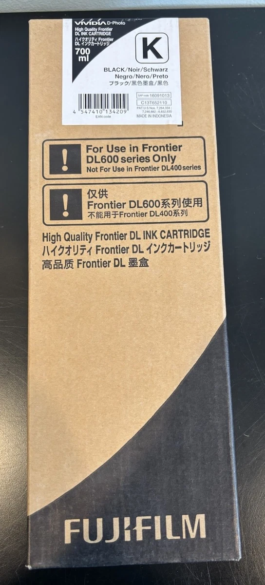 Cartuccia Inchiostro Nero Originale Fujifilm DL600 &ndash; C13T652110 &ndash; Mai Usata, Valida Fino Al 2026
