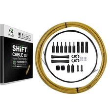 18PCS Bike Shifter Cable Set for Shimano/SRAM, Bicycle Gear Replacement Kit