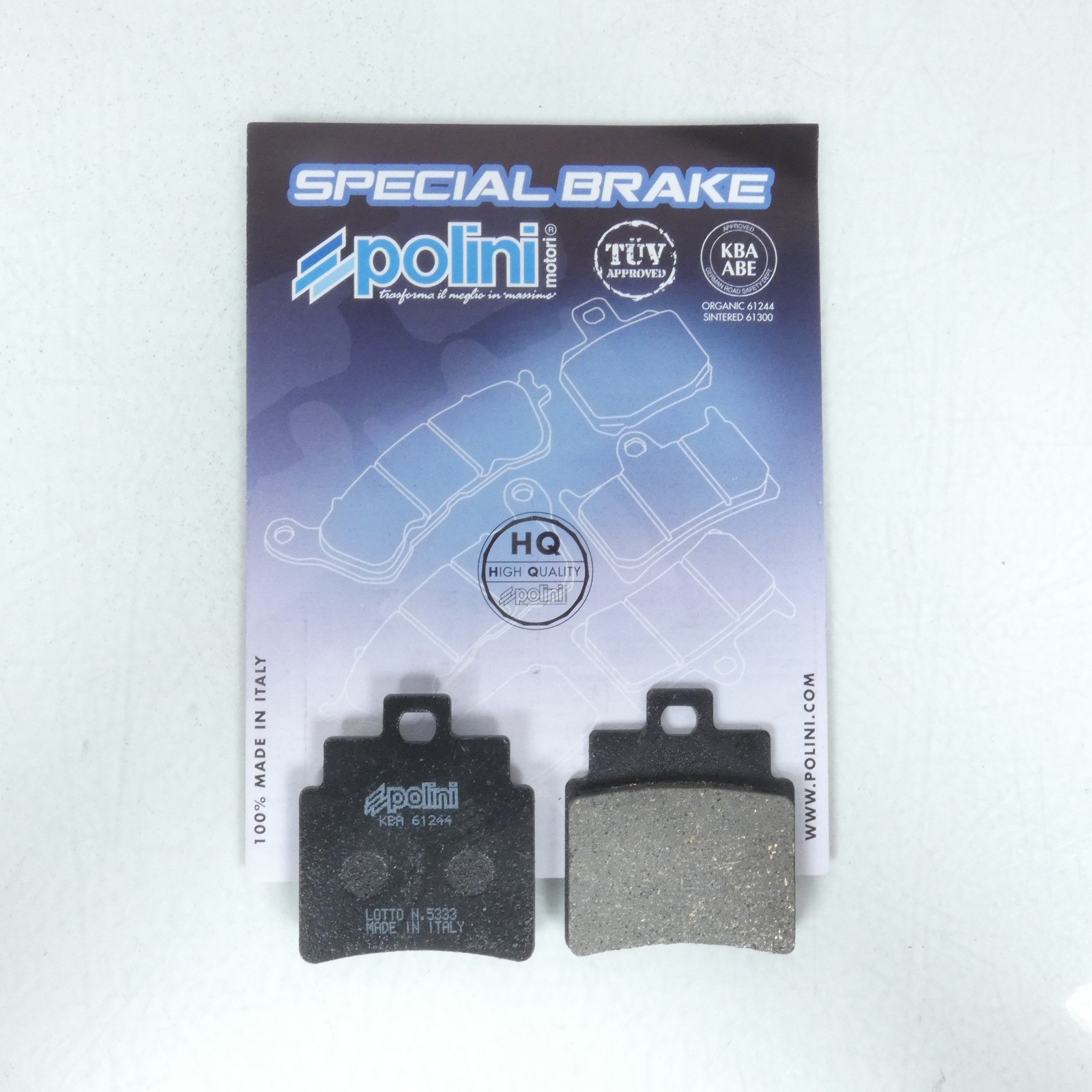 Plaquette de frein Polini auto 174.0037 composant neuf premium