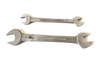 2 Hazet "a" 450 Open End Wrenches 10/14 and 17/19mm for Porsche 356 Board Tool