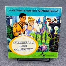 Walt Disney Cinderella's Fairy Godmother Super 8 Color Sound Film Home Movie Box