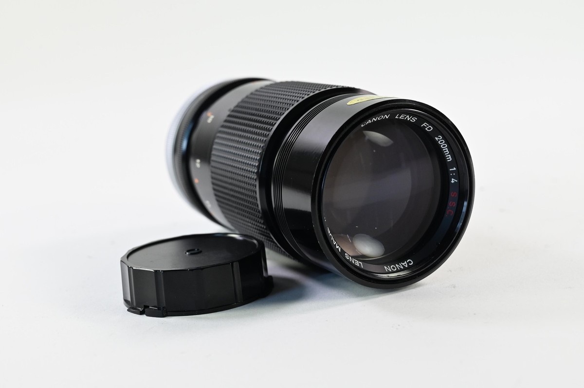 キャノン　FD 200mm1:4.0 Canon FD 200mm f4 S.S.C. BL Lens SSC #G566 | eBay