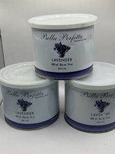 THREE - Bella Perfetta WAX 14oz LAVENDER- Sealed Dented Bottles