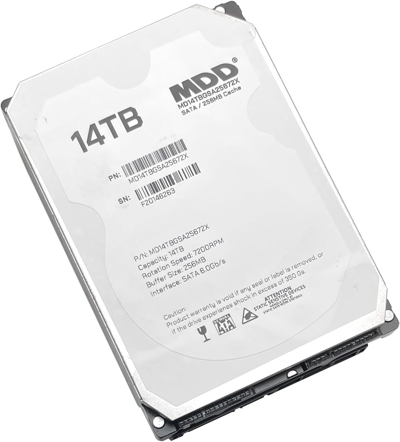 MDD 14TB 7200RPM SATA 6.0Gb/s 256MB Cache 7200RPM 3.5