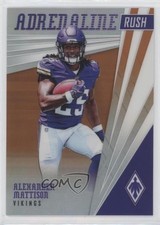 2019 Panini Phoenix Adrenaline Rush Orange /99 Alexander Mattison #5 01i1