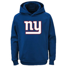 Outerstuff NFL Youth Team Color Performance Logo Pullover Hoodie Sweatshirt, L