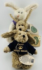 3 Boyds Bears Bailey Friends Plush Lot Camp Bear Briar Sweater Bunny NEW Tags