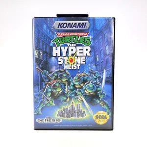 Teenage Mutant Ninja Turtles Hyperstone Heist (Genesis) No Manual - Auth Great
