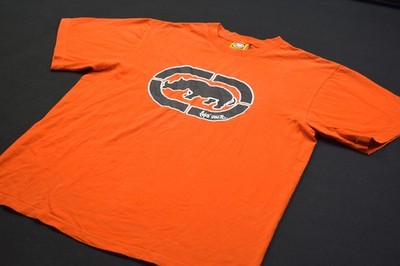 Ecko T-Shirt Vintage Graphik Big Rhino Logo Maglia Camiseta Hemd Rap Hip Hop M-L