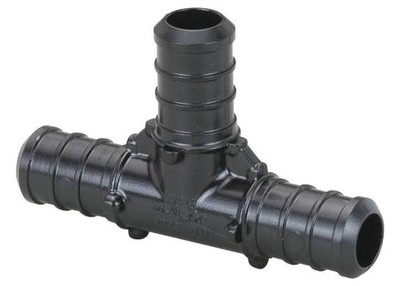 Viega 43445 3/4'' PEX Tee PureFlow 3/4'' x 3/4'' x 1'' Connection