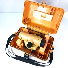 TOPCON Auto Level Surveying AT-G6 With Case Tested working From Japan AJ059T