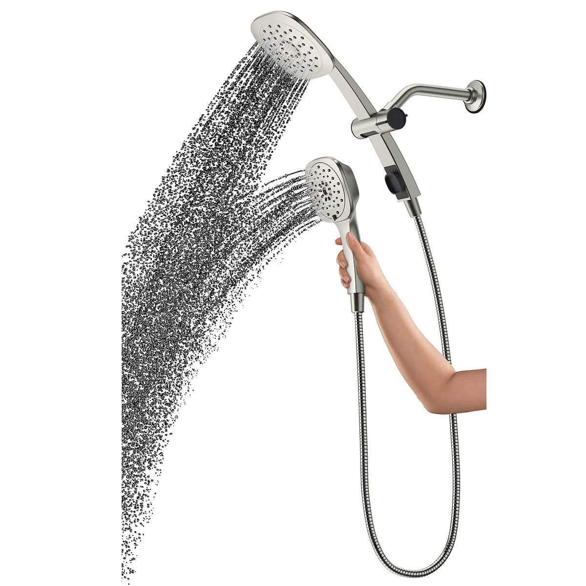 Kohler Adjuste 3-in-1 Multifunction Shower Kit Shower Head Brushed Nickel (No Bo