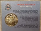 NICE 1988 - 1 oz Silver American Eagle w/ Beautiful Unique Toning In Case/Holder