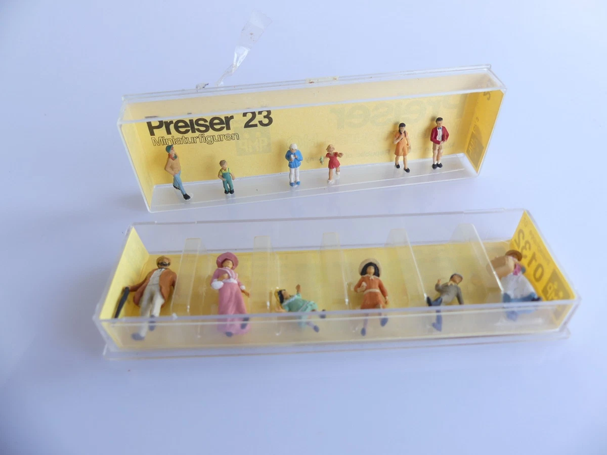 Lot De 50 Figurines Miniatures échelle 1/87 - Pour Décoration, Diorama, Maquette - Hauteur ~1,5 Cm