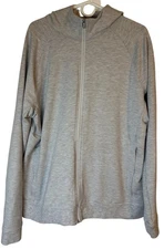 Lululemon City Sweat Full Zip Hoodie Mens XL Gym Gray French Terry Comfy LM3CCGS