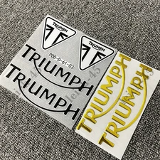 motorcycle fuel tank emblem decal bike track body badge stickers for TRIUMPH