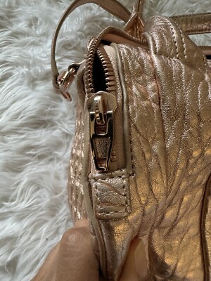 RARE* Alexander Wang Iridescent Rose Gold Rockie Satchel