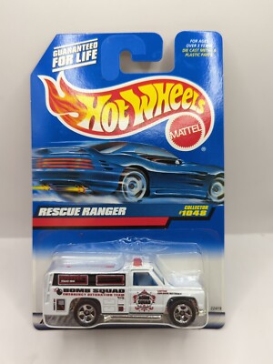 1999 HOT WHEELS RESCUE RANGER TRUCK BOMB SQUAD #1048 (153, 154)