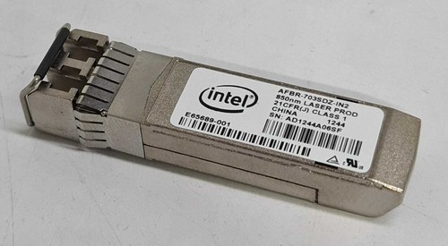 [LOTE DE 4] Módulo transceptor Intel AFBR-703SDZ-IN2 850nm SFP+ 10G E65689-001 - Imagen 1 de 4