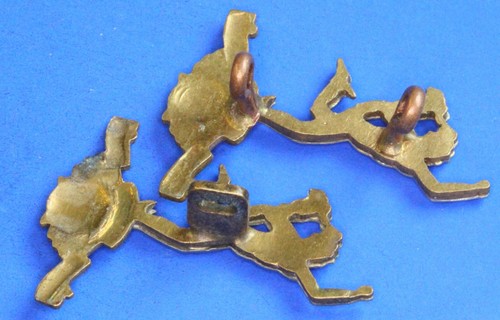 Royal Corps of Signals Collar Badge pair                    [31775] - Picture 2 of 2