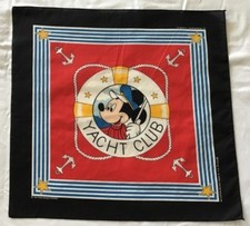 Vintage Walt Disney Company Mickey Mouse Scarf Bandana Pop Art J.A. Woronowicz