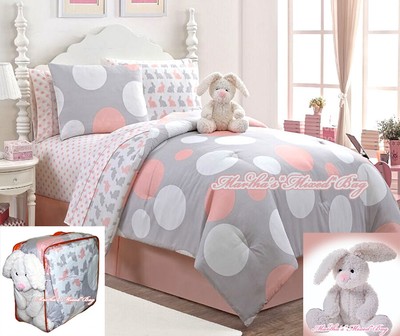 grey bunny comforter