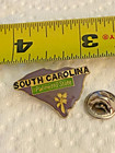South Carolina STATE MAP ENAMEL TRAVEL Collectible - Label PIN — photo 2