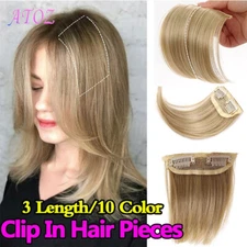  Thick Hair Piece Clip in Hair Extensions Adding Hair Volume Fluffy Invisible 