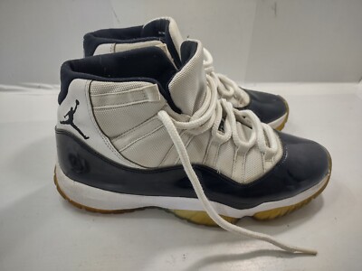 Nike Air Jordan 11 Retro Concord Mens Size 10 Black-White Sneakers  378037-100 -!