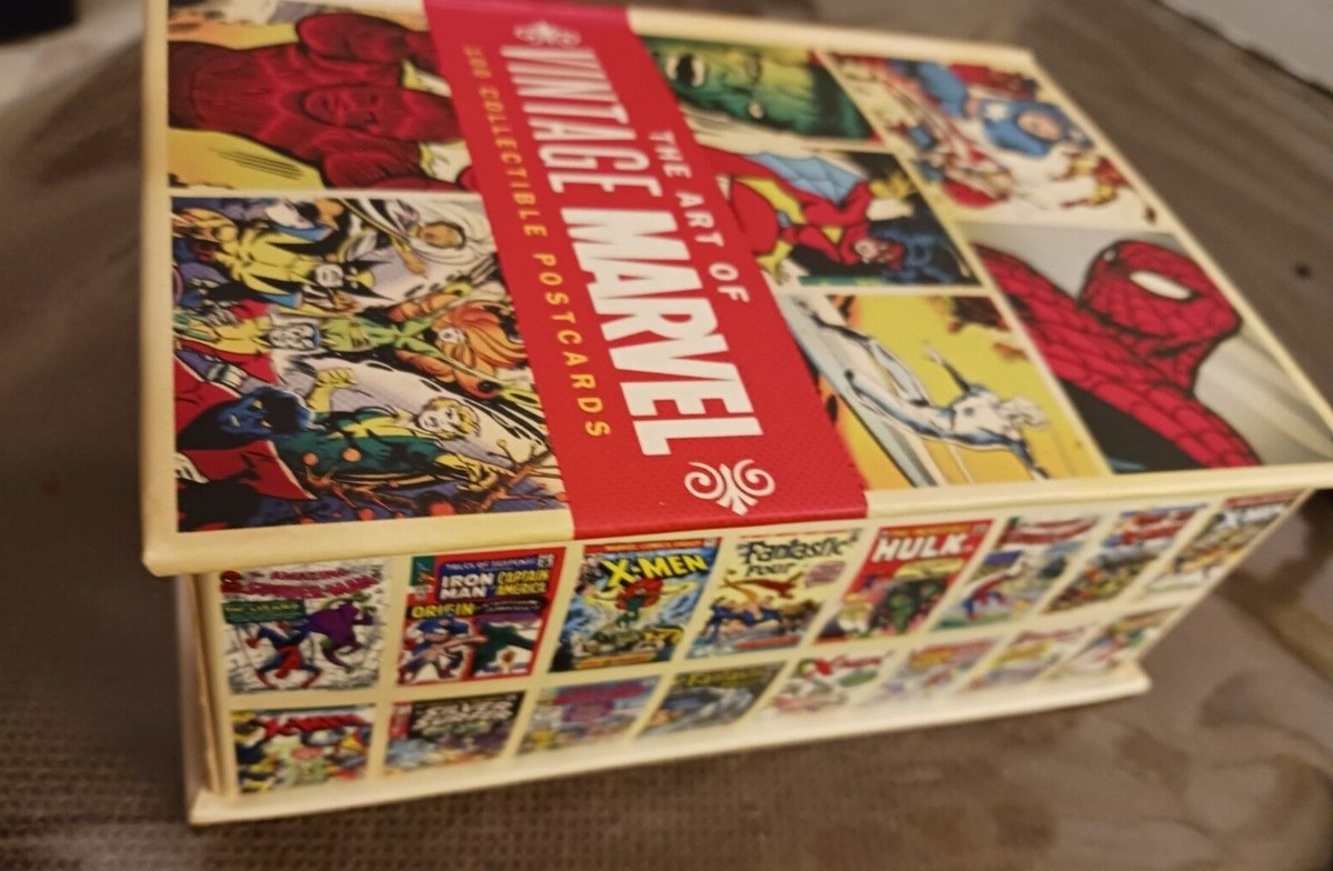 コレクション ART OF VINTAGE MARVEL 100 POSTCARD SET Marvel Comics The Art of Vintage Marvel 100 Collectible Postcards