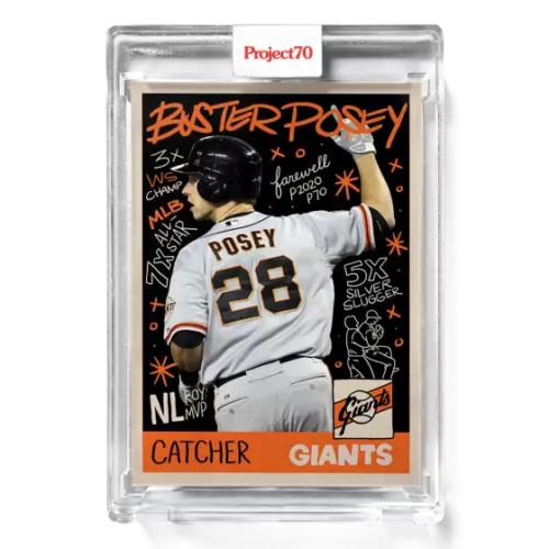 2021 TOPPS PROJECT70 #921 Buster Posey By Sophia Chang