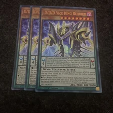 Yu-Gi-Oh! TCG 3x D/D/D VICE KING REQUIEM GFP2-EN002 x3 ULTRA