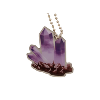 EarthCache  Mineral Travel Tag- Amethyst Travelbug Nummer Geocaching Earth Cache