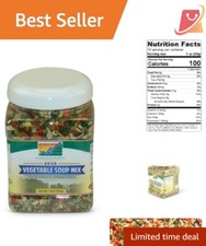 Dried Vegetable Soup Mix 10oz Non-GMO Gluten-Free Long Shelf Life Camping Meals