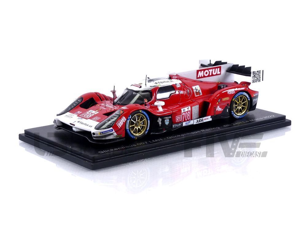 1/43 Spark グリッケンハウス 007 2022 708 Le Mans 1/43 Spark Glickenhaus 007 No.708 GLICKENHAUS RACING 6th 24H