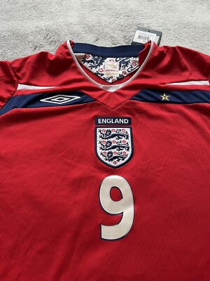 Wayne Rooney #9 / England - 2008 EURO Umbro away football jersey