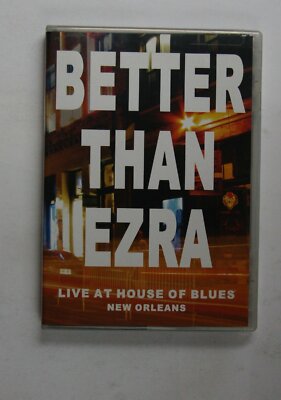 Better Than Ezra Live At House Of Blues New Orleans US DVD 2003 + Insert