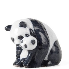 Royal Copenhagen, Figurina Panda con Cucciolo 13cm, Porcellana