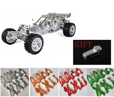 CNC Aluminum Front + Rear Suspension Arm for Rovan HPI KM Baja 5B 5t 5sc 1/5 RC