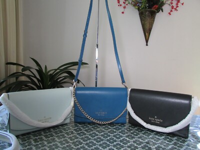 NWT Kate Spade Leather Carson Conver Crossbody Bag