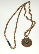 LONG SERVICE Medal Boy Scouts 10 Years Faithful SERVICE  Color Neck Braid VINYL