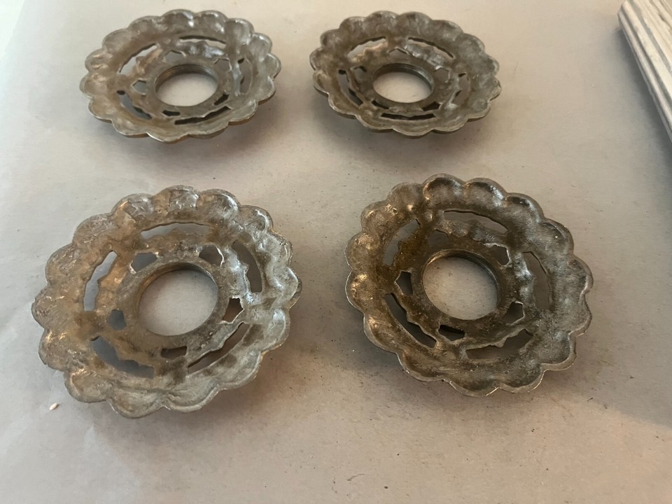 ANTIQUE VINTAGE ART DECO CHANDELIER LIGHT FIXTURE SOCKET COVER BOBECHE