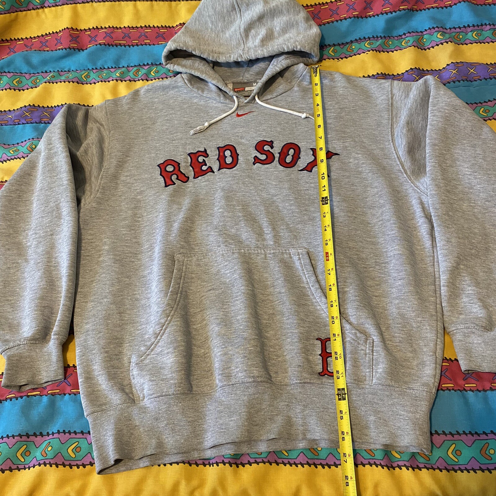 Vintage Nike Boston Red Sox Size m MLB Center Swoosh Pullover Hoodie | eBay