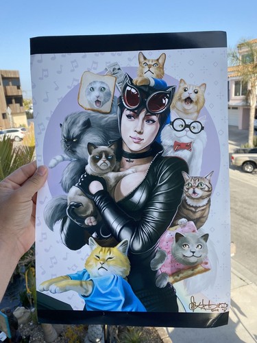 Catwoman POSTER 12 X 16" DC COMICS - Signiert Catwoman - Bild 8 von 9