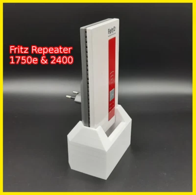 MARKENLOS Fritz Repeater 1750e 2400 Halter Ständer Holder Fuß Boden mount weiß